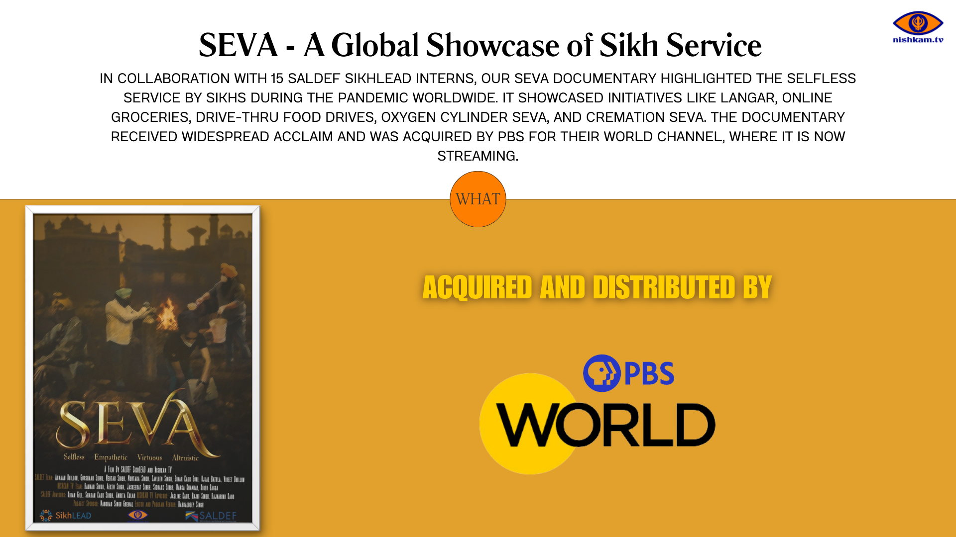 Seva on PBS