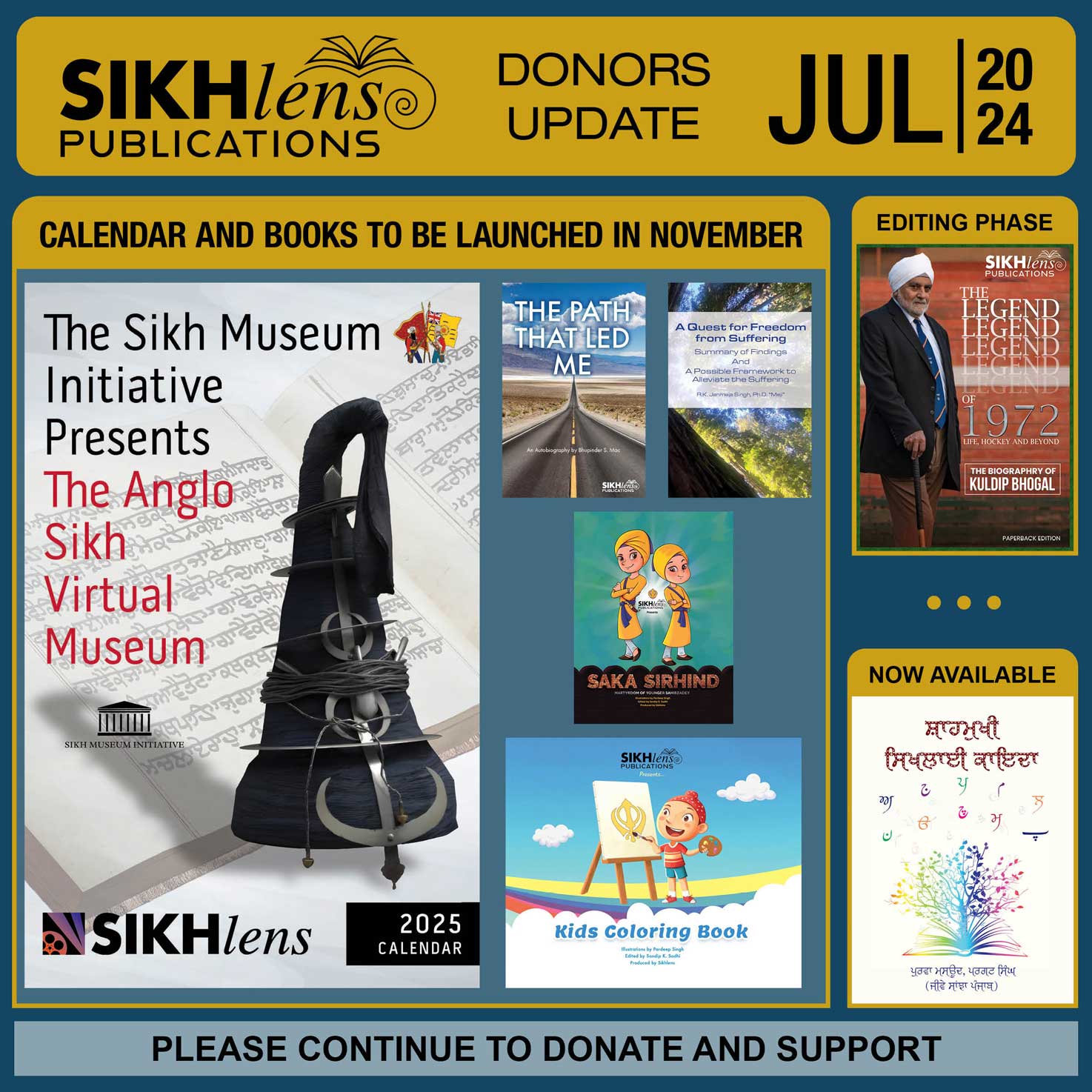 Sikhlens Publications Update 07-2024